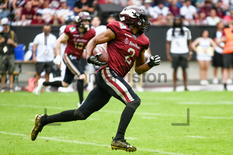 Omari Williams Rhein Fire vs. Paris Musketeers Spielfotos 18.06.2023