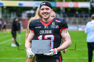 Jannik Lörcks Cologne Centuirions Frankfurt Galaxy Spielfotos 04.08.2024