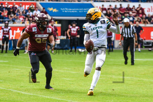 Gabriel Cunningham Rhein Fire vs. Leipzig Kings American Football European League of Football (ELF) 04.09.2022