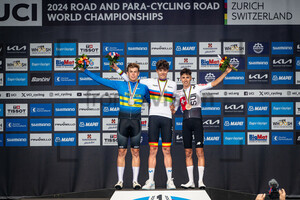 SODERQVIST Jakob, ROMEO ABAD Ivan, CHRISTEN Jan: UCI Road Cycling World Championships - Zürich 2024