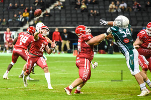 Potsdam Royals vs. Schwäbisch Hall Unicorns German Bowl Spielfotos 08.10.2022