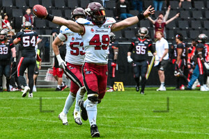 Tim Steins Cologne Centurions gegen Rhein Fire Spielfotos 26.05.2024