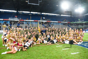 Rhein Fire Pyromaniacs Bundeswehr, ELF Championship Game Rhein Fire gegen Stuttgart Surge Spielfotos 24.09.2023