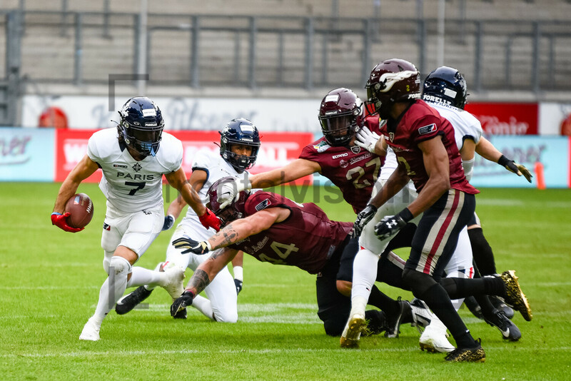Kyle Sweet Rhein Fire vs. Paris Musketeers Spielfotos 18.06.2023