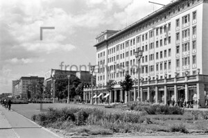Frühling Karl Marx Allee Stalinallee 1956