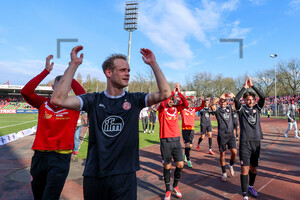 Rot Weiss Essen feiert Sieg im Halbfinale Niederrheinpokal 22.03.2025