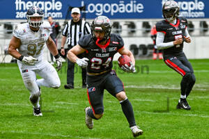 Emil Fuchs Cologne Centurions gegen Fehervar Enthroners Spielfotos 02.06.2024
