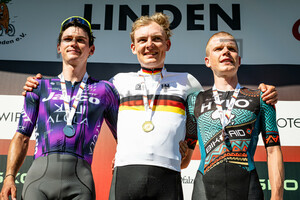 ENGELHARDT Felix, ZIMMERMANN Georg, SCHIFFER Anton: National Championships-Road Cycling 2024 - RR Elite Men