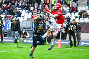 Brendan Beaulieu ERIMA GFL Bowl Potsdam Royals Dresden Monarchs Spielfotos 12.10.2024